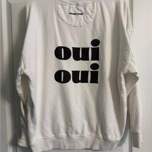 Amanda James White Sweatshirt